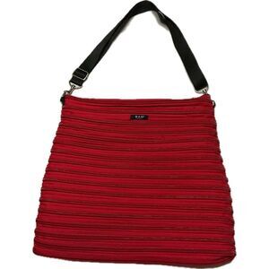 Bam Zipper Backpack Coverts  Messenger Bag Red Large‎ Y2K Nylon